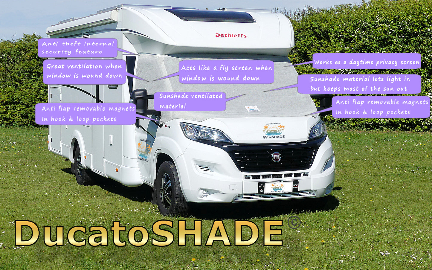 Fiat Ducato Windscreen Shade