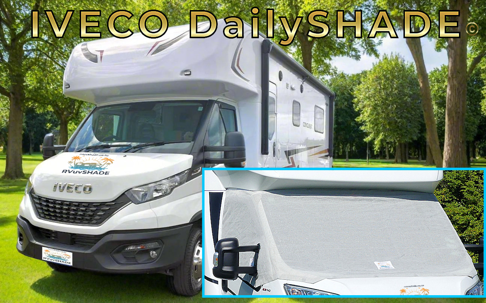 RVuvSHADE © Iveco Daily Windscreen Sun Shade