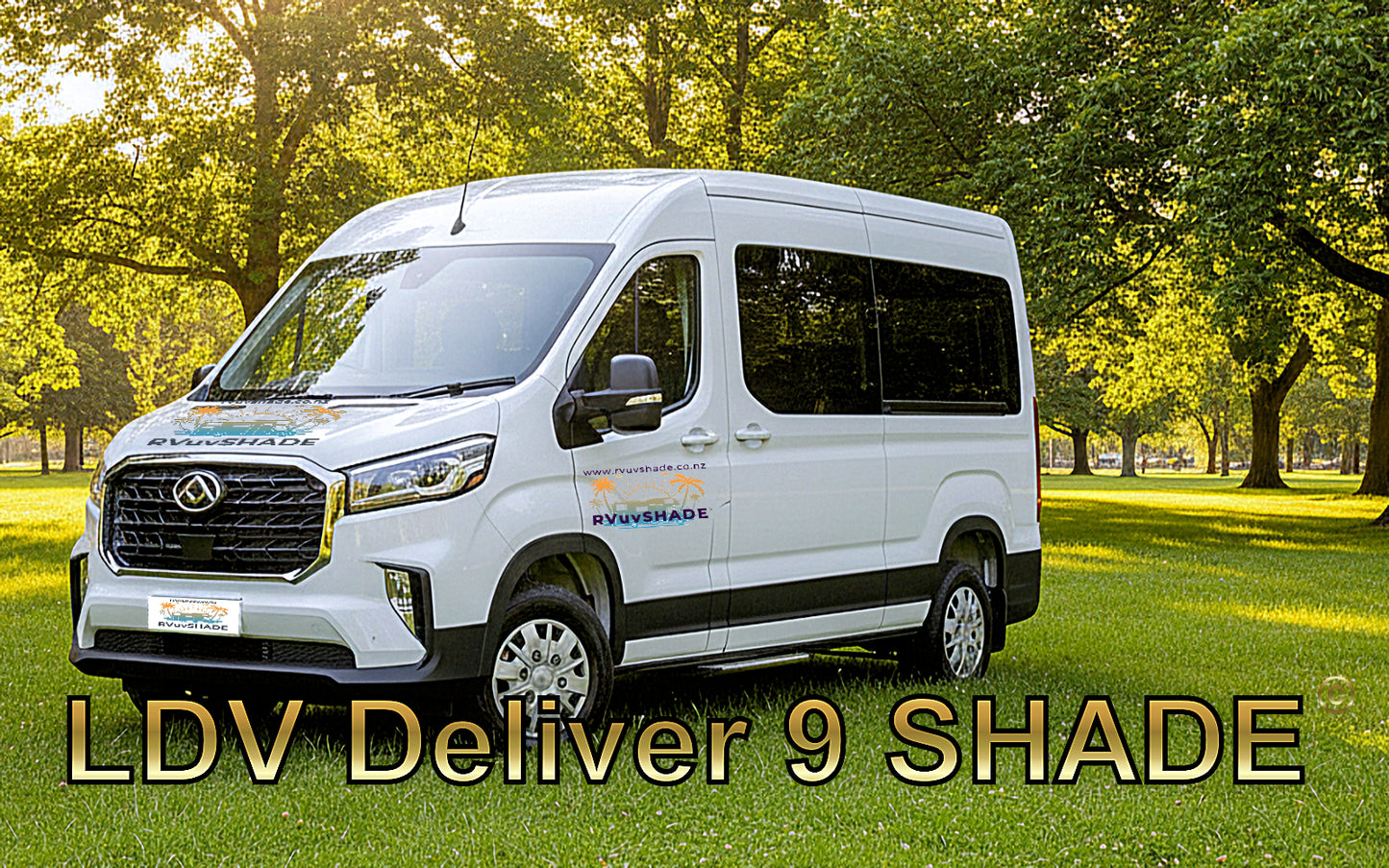 LDV Deliver 9 Motorhome - Windscreen Sun Shade