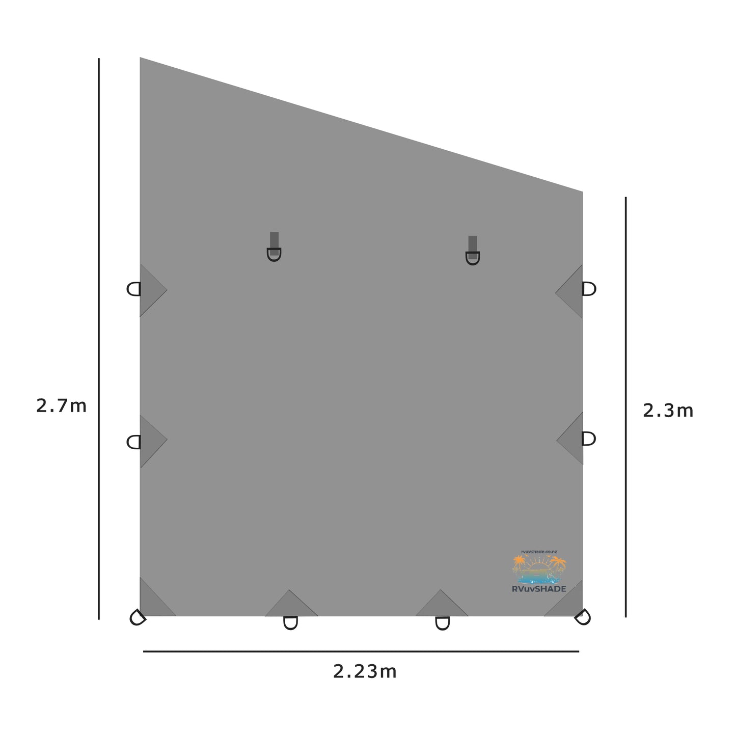 Motorhome caravan Privacy & Sun Shade Screen