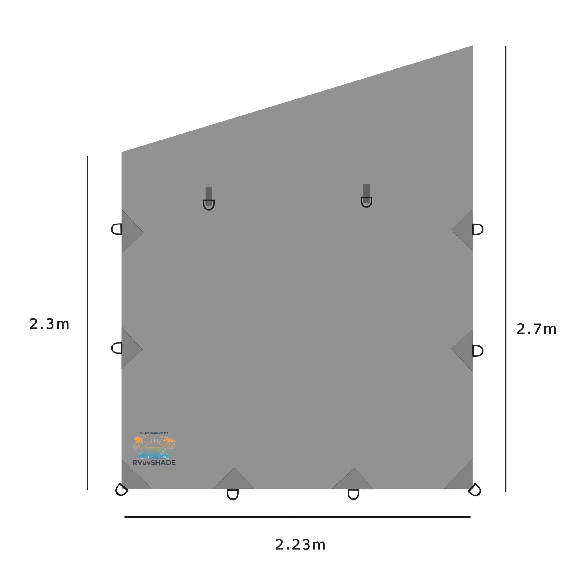 Motorhome caravan Privacy & Sun Shade Screen